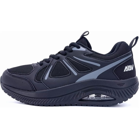 MAYKX Women's Walking Shoes with Arch Support, Orthotic Sneakers for Plantar Fasciitis,Cushioned Insole Tennis Shoes,Foot Pain Relief for Long Standing