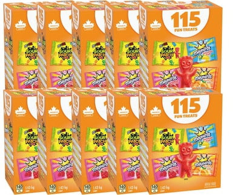 MAYNARDS Fun Treats Soft Candy Mix, 1.43kg (3.15lbs) - Halloween Assortment (10-Pack Case)