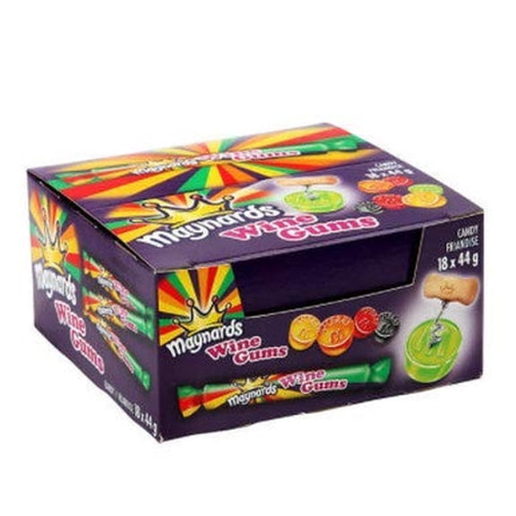 Maynards Wine Gums Rolls - 18x44g