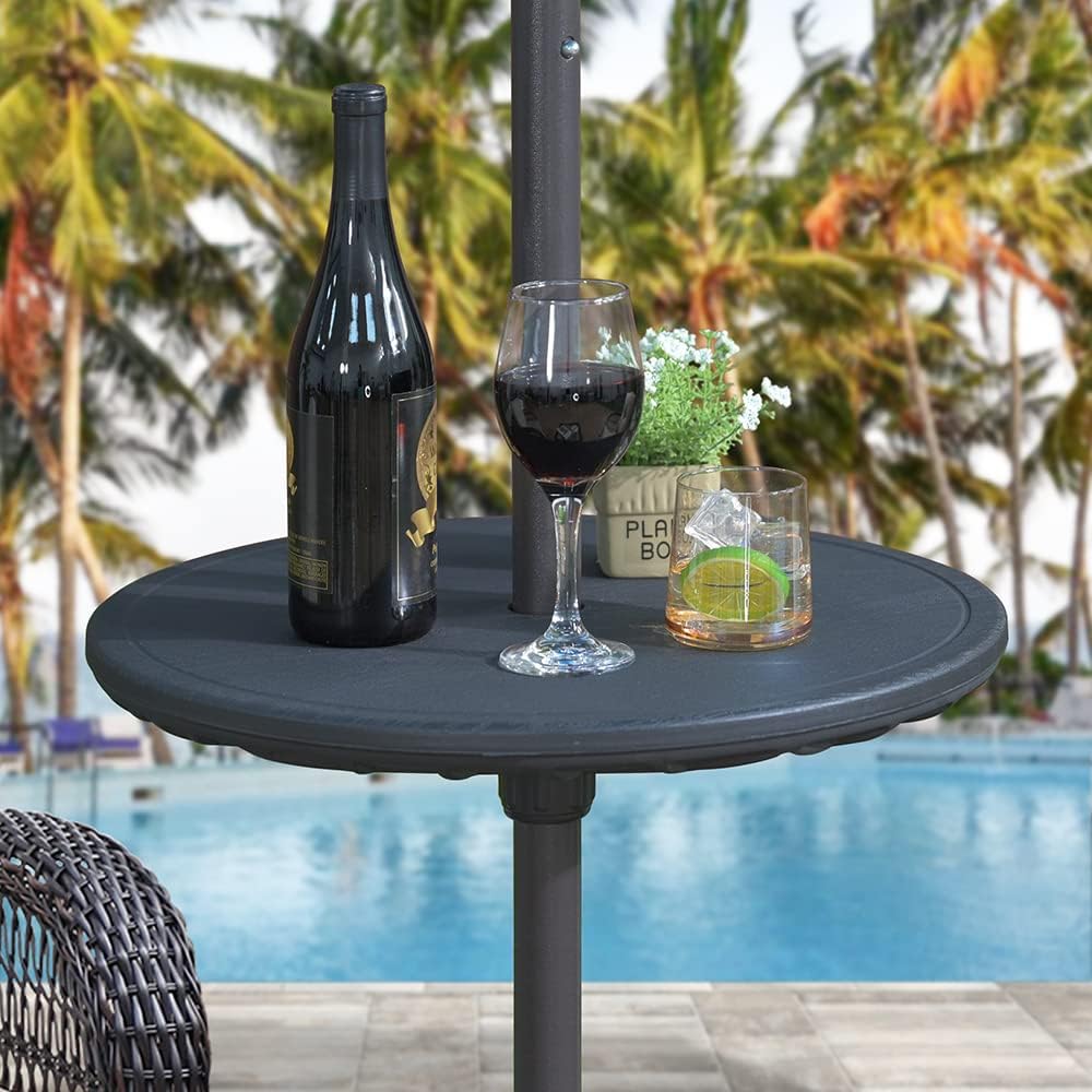 MAYPEX Table Top Umbrella Table Top Outdoor Adjustable Umbrella Table ...