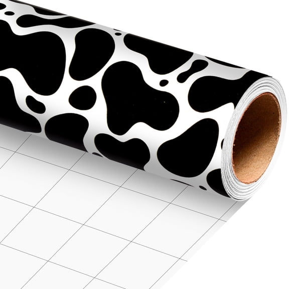 MAYPLUSS Black Cow Wrapping Paper