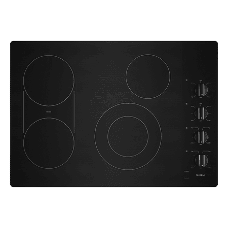 Maytag - 30" Electric Cooktop - Black