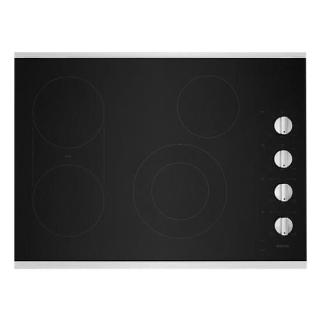 MAYTAG 30-Inch Electric Cooktop with Reversible Grill and Griddle MEC8830HS