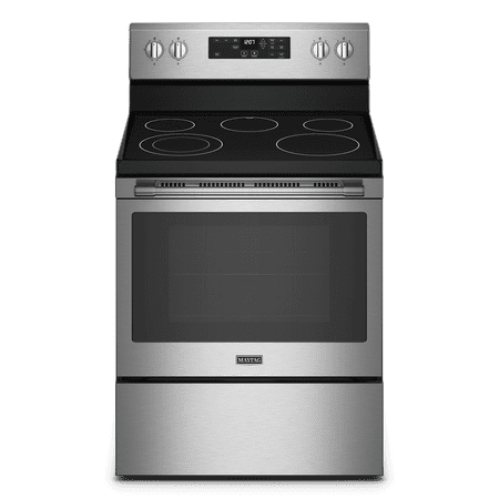 Maytag - 5.3 Cu. Ft. Electric Range - Stainless Steel
