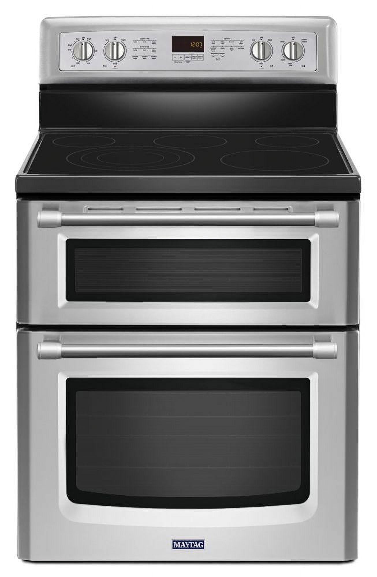 Cocina con horno eléctrica - MET8820DS - Maytag - de vitrocerámica