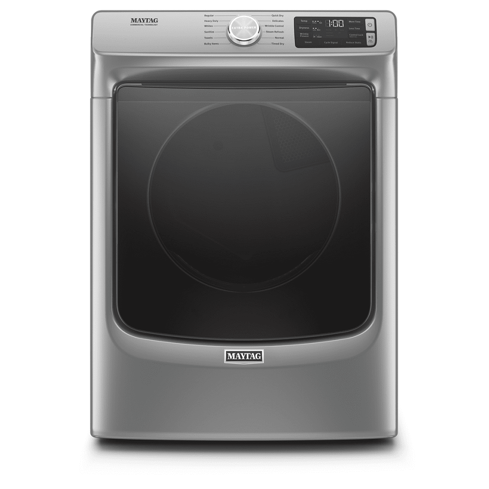 Maytag MGD6630HC 27 Inch 7.4 cu. ft. Gas Dryer with 9 Dry Cycles, PowerDry System, Advanced Moisture Sensing, Steam Refresh, Rapid Dry and Sanitize Cycle