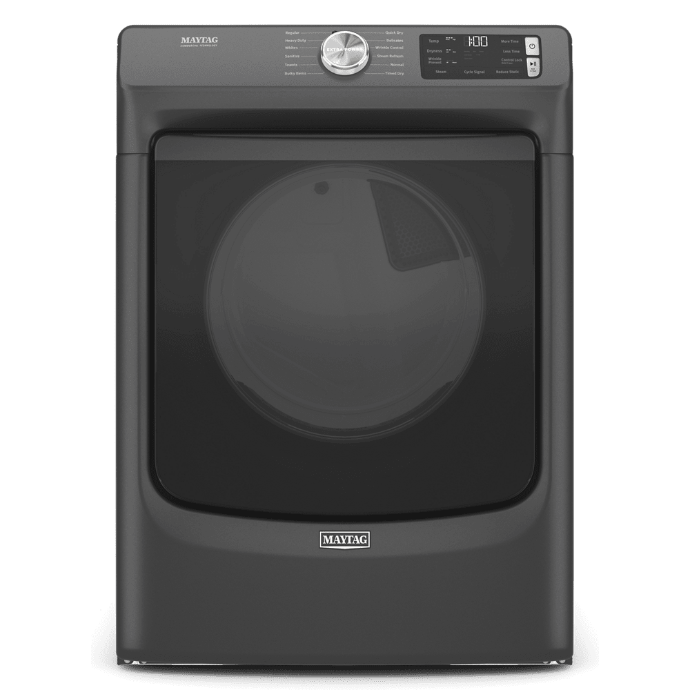 Volcano Black 7.3 Cu. Ft. Gas Front Load Dryer with Steam