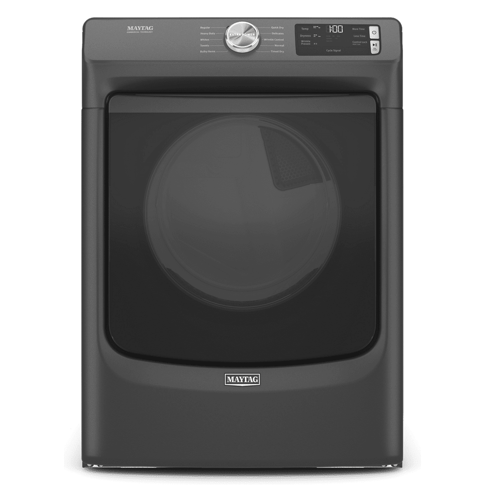 Volcano Black 7.3 Cu. Ft. Gas Front Load Dryer with Steam
