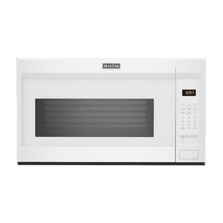 Maytag - 1.7 Cu. Ft. Over-the-Range Microwave - White