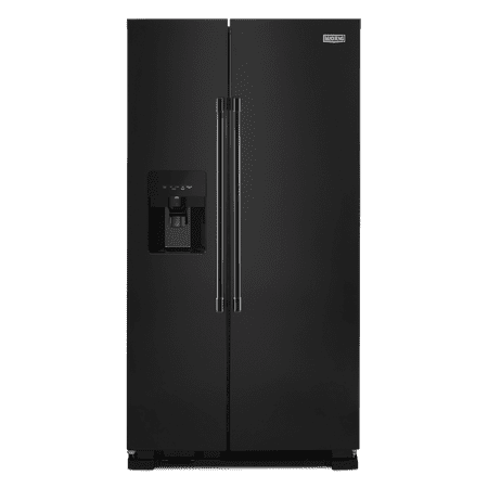 Maytag - 24.5 Cu. Ft. Side-by-Side Refrigerator - Black