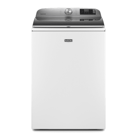 Maytag - 5.2 Cu. Ft. High Efficiency Smart Top Load Washer with Extra Power Button - White
