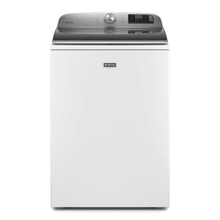 Maytag - 5.3 Cu. Ft. High Efficiency Smart Top Load Washer with Extra Power Button - White