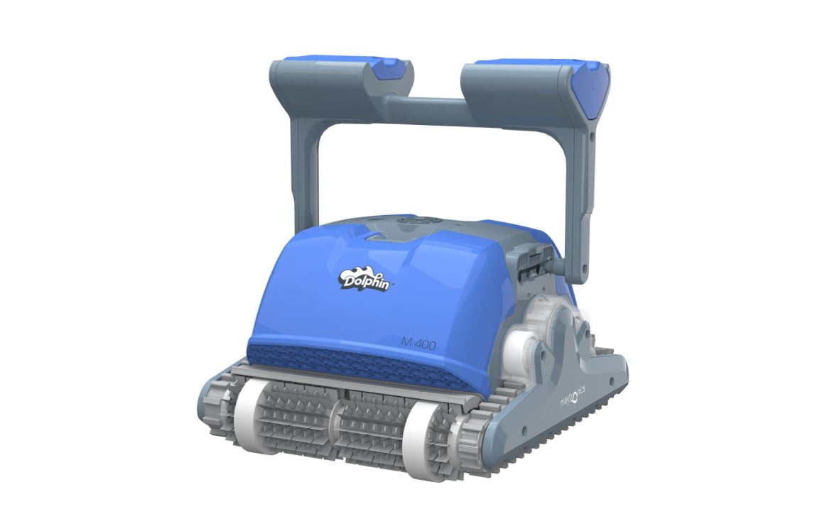 MAYTRONICS Dolphin M400 In Ground Robotic Pool Cleaner with Wi Fi and Caddy