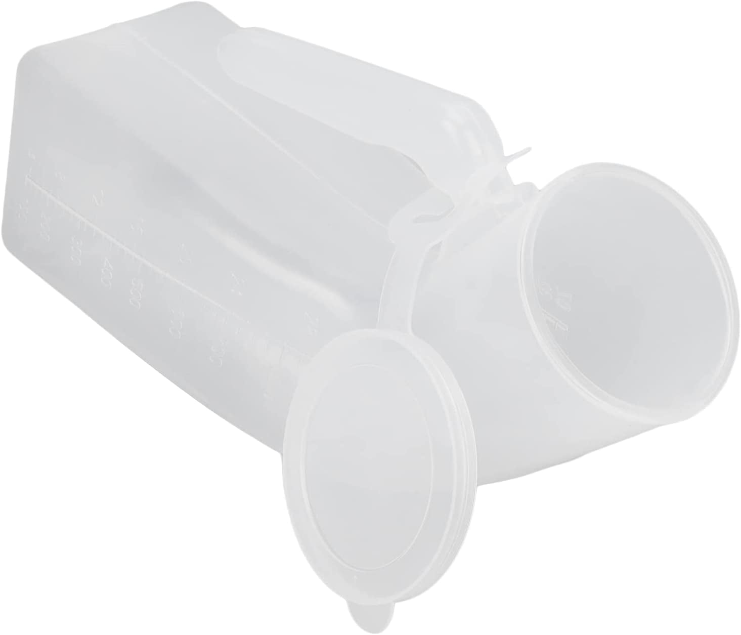 MAYUJIAASE 1000ml Male Urine Bottle, Spill Proof Elderly Urine Bottle with Removable Cover, Pee Bottles for Men Glow with Sealing Cap B11-389