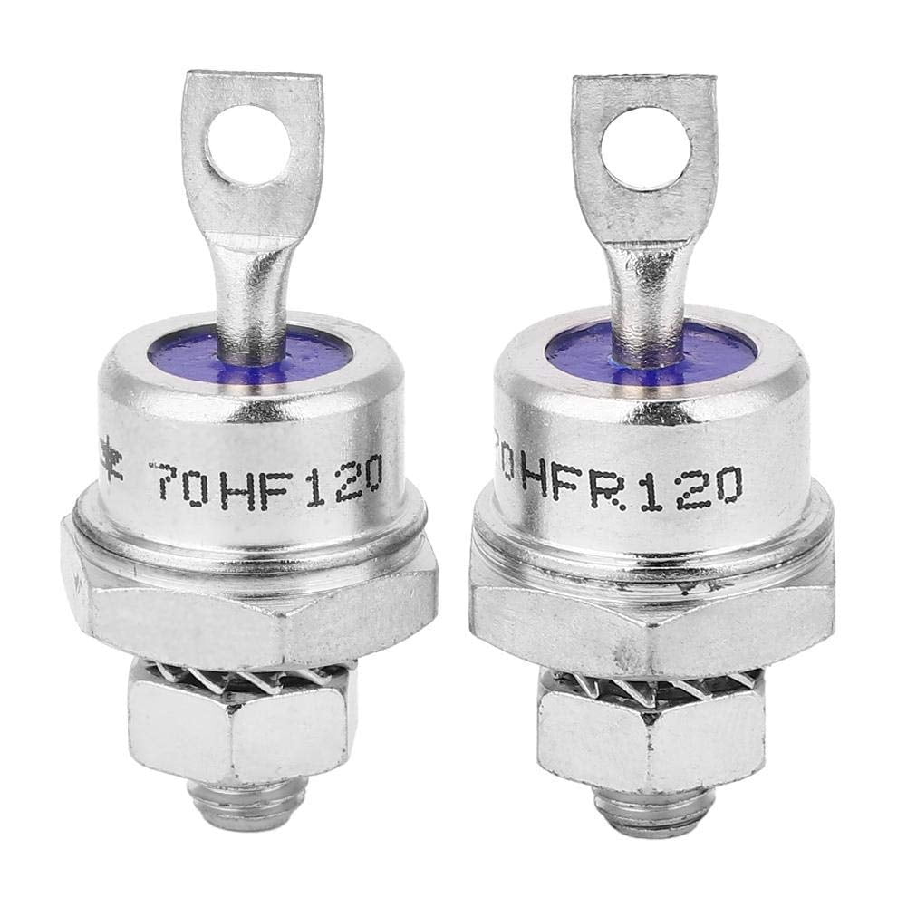5 Pairs 70HFR120/70HF120 Rectifier Diodes - Spiral Stud Mount For Battery Chargers & Power Supplies