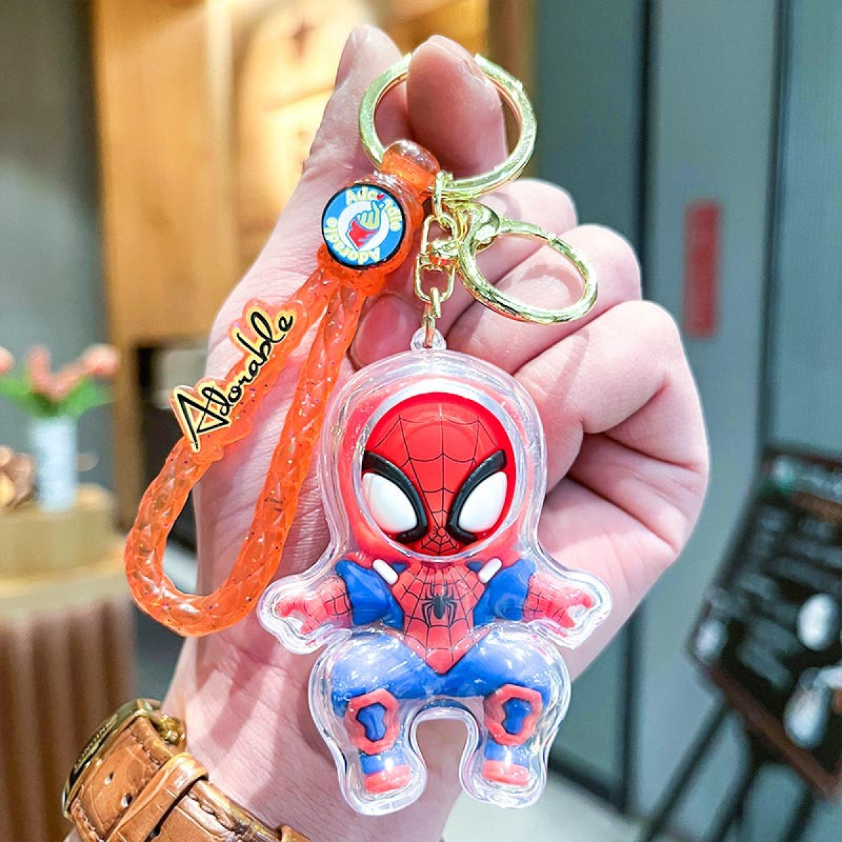 Superhero Keychain, Cute Cartoon Key Ring, Cool and Trendy Backpack ...
