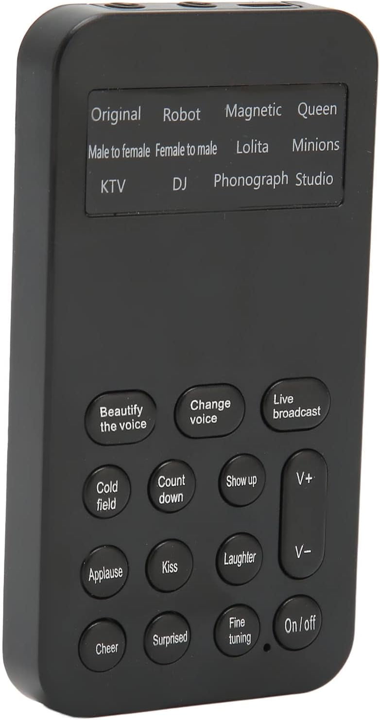 Voice Changer Portable With 16 Effects Bluetooth Mic For Gaming