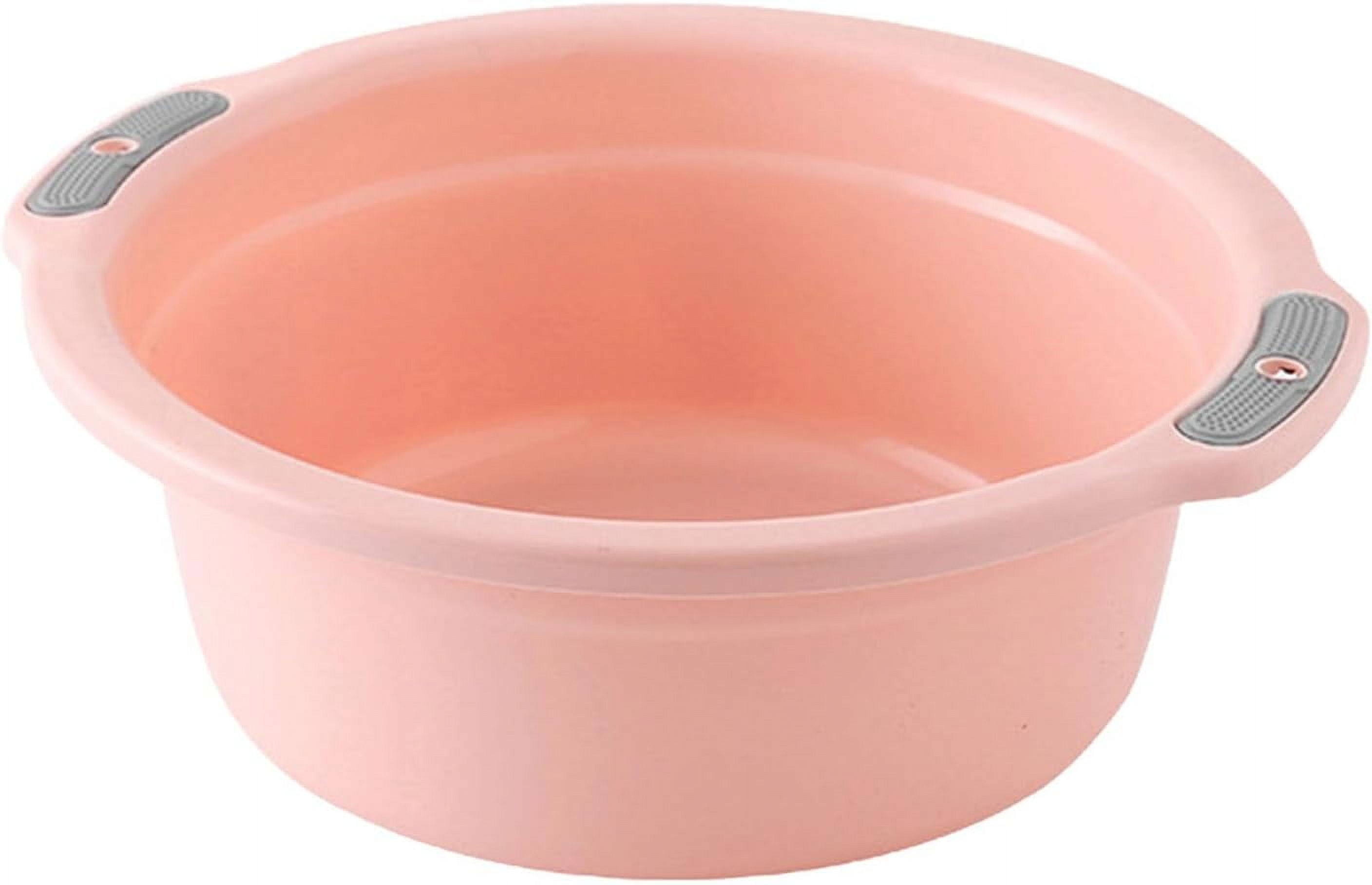 MAYUJIAASE Wash Basin, Plastic Washing Basin with Double Handles