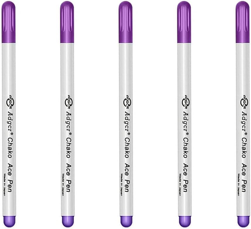 MAYUJIAASE Water Erasable Pen Fabric Marking Pens Disappearing Ink