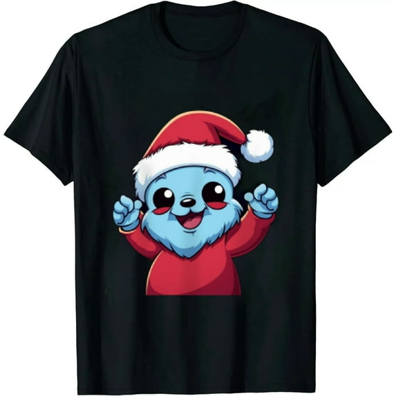 MAYZERO Black Japanese Catzilla Sunset T-Shirt - Classic Fit, Crew Neck, Cotton & Polyester Blend