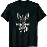 MAYZERO Black T shirt Everything Hurts Ehlers-Danlos Syndrome EDS Awareness T-Shirt 0508