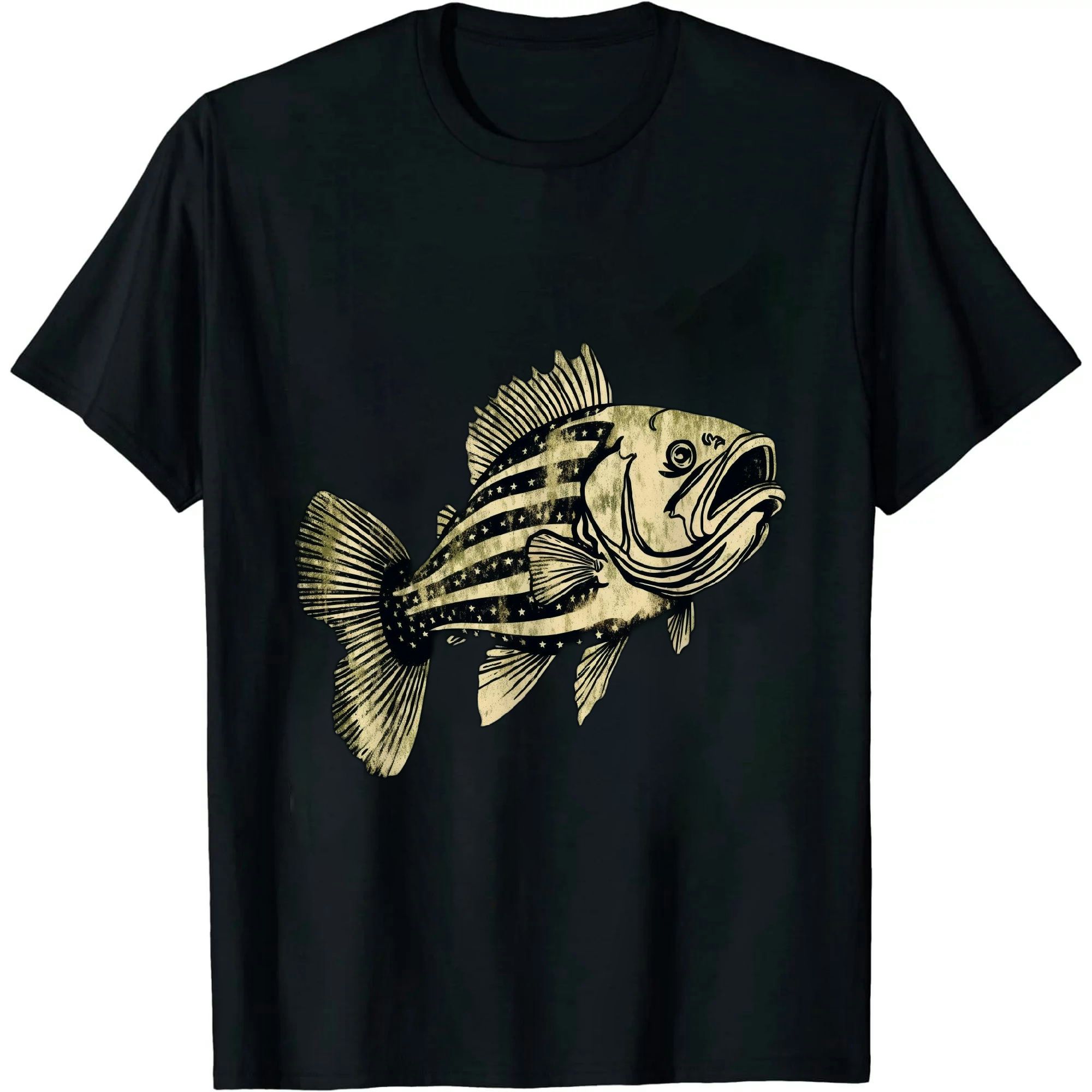 Yap T-Shirt - Yap Go Fishing Black Color