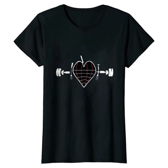 MAYZERO Black T shirt Funny Baking Heartbeat Baker Pastry Baking Lover Men Women T-Shirt 1732