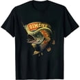 thumbnail image 1 of MAYZERO Black T shirt Funny Fishing Shirt I'm a Hooker on the Weekends Bass Fish T-Shirt 1932, 1 of 3