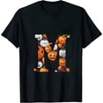 thumbnail image 1 of MAYZERO Black T shirt Funny Letter M Groups, Halloween 2023 Halloween Team Costume T-Shirt 0536, 1 of 3