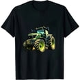thumbnail image 1 of MAYZERO Black T shirtFarmers love to ride their tractors T-Shirt 0815, 1 of 3