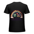 thumbnail image 1 of MAYZERO Black T shirtSanrio Hello Kitty & Friends Power in Kindness Black Classic Fit T-Shirt, Crew Neck, Short Sleeve 1163, 1 of 3