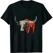 MAYZERO Black T shirtSave a Horse Ride a Cowboy Funny Bull Western For Men Women T-Shirt 0756