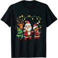 thumbnail image 1 of MAYZERO Dabbing Santa Elf Friends Christmas Boys Girls Men Xmas Dab T-Shirt, 1 of 3