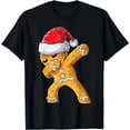 thumbnail image 1 of MAYZERO Fashion T shirt Dabbing Gingerbread Santa Christmas Boys Men Xmas Cookie T-Shirt, 1 of 3