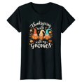 thumbnail image 1 of MAYZERO Fashion T shirt Funny Thanksgiving Shirts for Women Gnome - Gnomies Lover T-Shirt 1795, 1 of 3