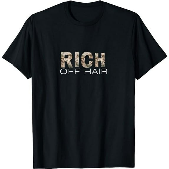 MAYZERO Fashion T shirt RICH OFF HAIR T-Shirt