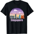 thumbnail image 1 of MAYZERO Fashion T shirt Singapore Skyline T-Shirt, 1 of 3