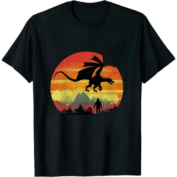 MAYZERO Imagine Fantasy Mythical Dragon Wings Boys Girls Style T-Shirt