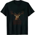 thumbnail image 1 of MAYZERO Matching Couples Christmas Pajamas Buffalo Plaid Her Buck T-Shirt, 1 of 3