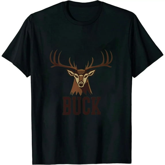 MAYZERO Matching Couples Christmas Pajamas Buffalo Plaid Her Buck T-Shirt
