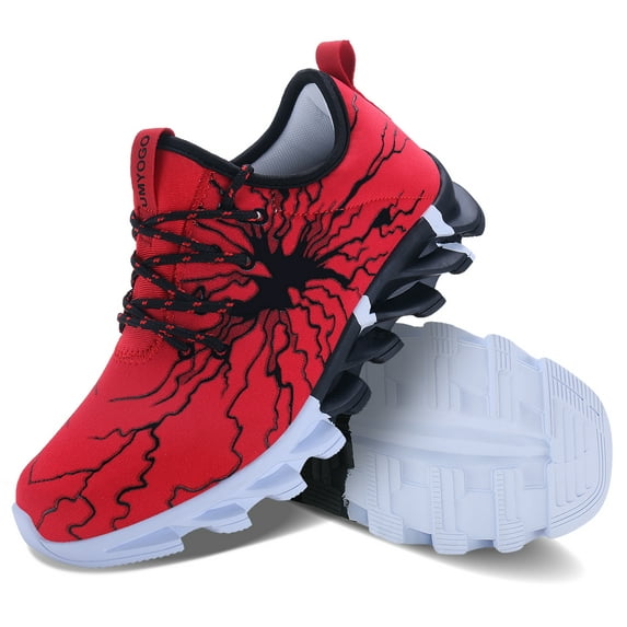 MAYZERO Mens Athletic Walking Blade Sneakers Running Casual Slip on Shoes