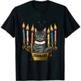 thumbnail image 1 of MAYZERO Meowzel Tov Jewish Cat Funny Hanukkah Chanukah PJs Women T-Shirt, 1 of 3