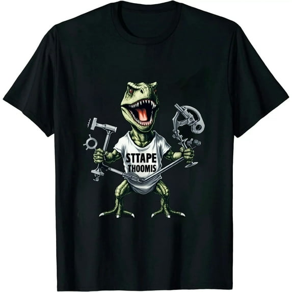 MAYZERO Now I Am Unstoppable Funny T-Rex T-Shirt