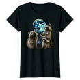 thumbnail image 1 of MAYZERO Racoon Moon Howling Raccoon Head Funny For Men, Women, Kid T-Shirt 1744, 1 of 3