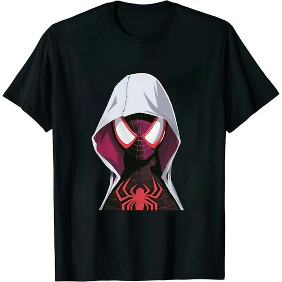 MAYZERO Spider-Gwen Spiderverse Mask Graphic T-Shirt T-Shirt