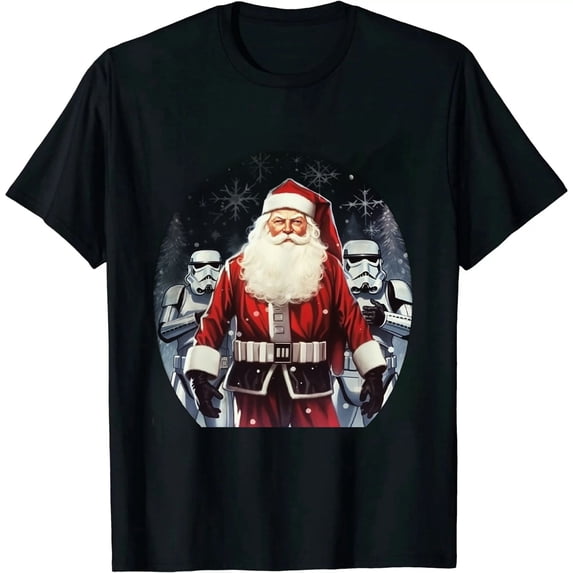 MAYZERO Vader Trooper Lack Cheer Christmas Graphic T-Shirt T-Shirt