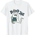 thumbnail image 1 of MAYZERO White T shirtSpooky Season Funny Ghost Halloween Costume Boujee Boo Jee T-Shirt 1257, 1 of 3