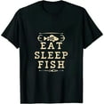 thumbnail image 1 of MAYZERO Youth Eat Sleep Fish T Shirt Funny Fishing Tee Cool Graphic Fun Crazy for Kids 0916, 1 of 3