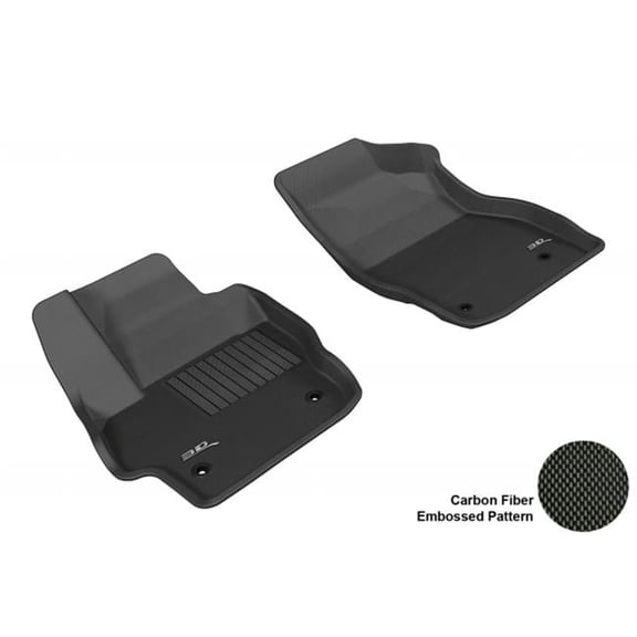 MAZDA MAZDA3 2010-2013 KAGU BLACK R1 Floor Mat
