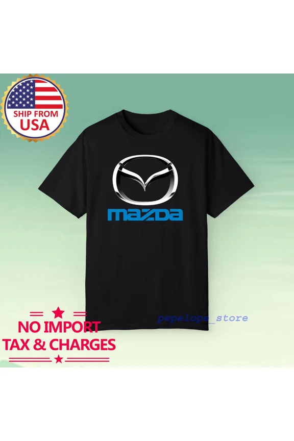 MAZDA Racing Car Men's Black Size S-5XL